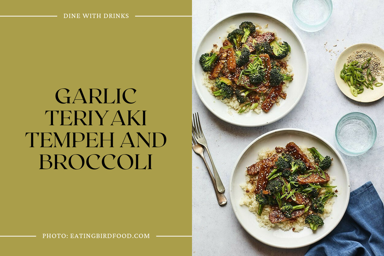 Garlic Teriyaki Tempeh And Broccoli