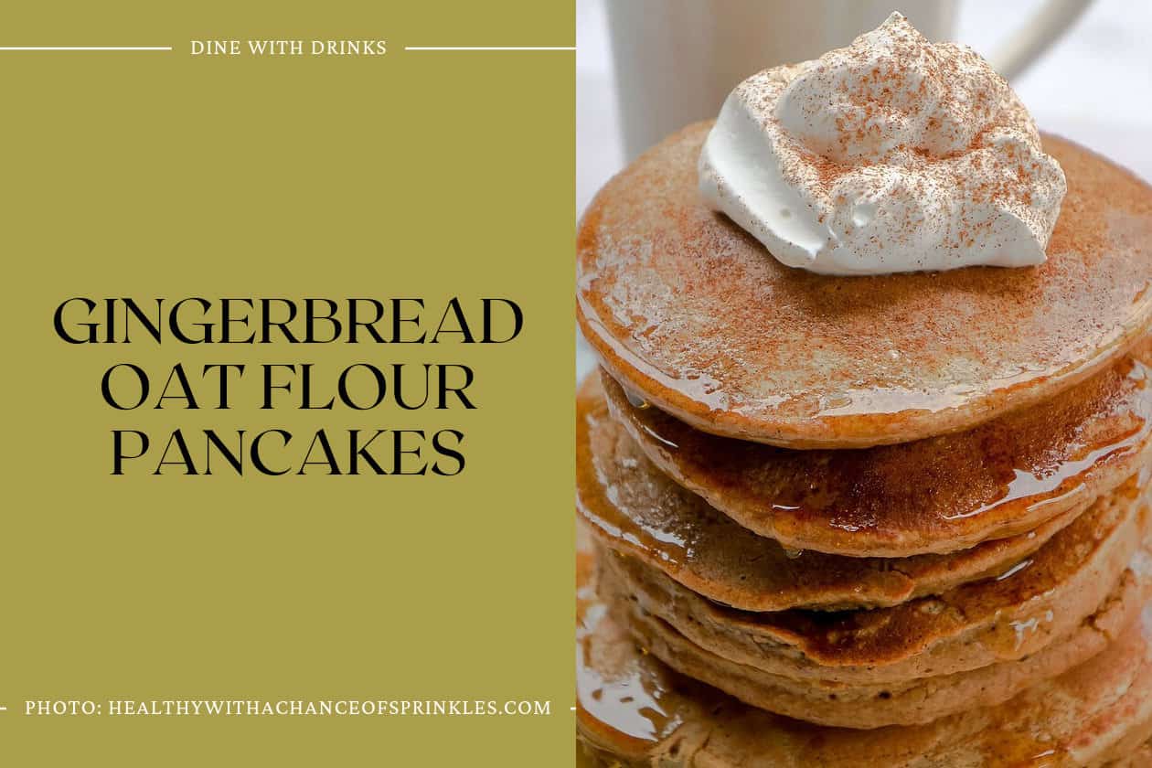 Gingerbread Oat Flour Pancakes