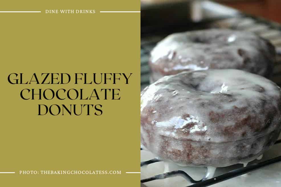 Glazed Fluffy Chocolate Donuts