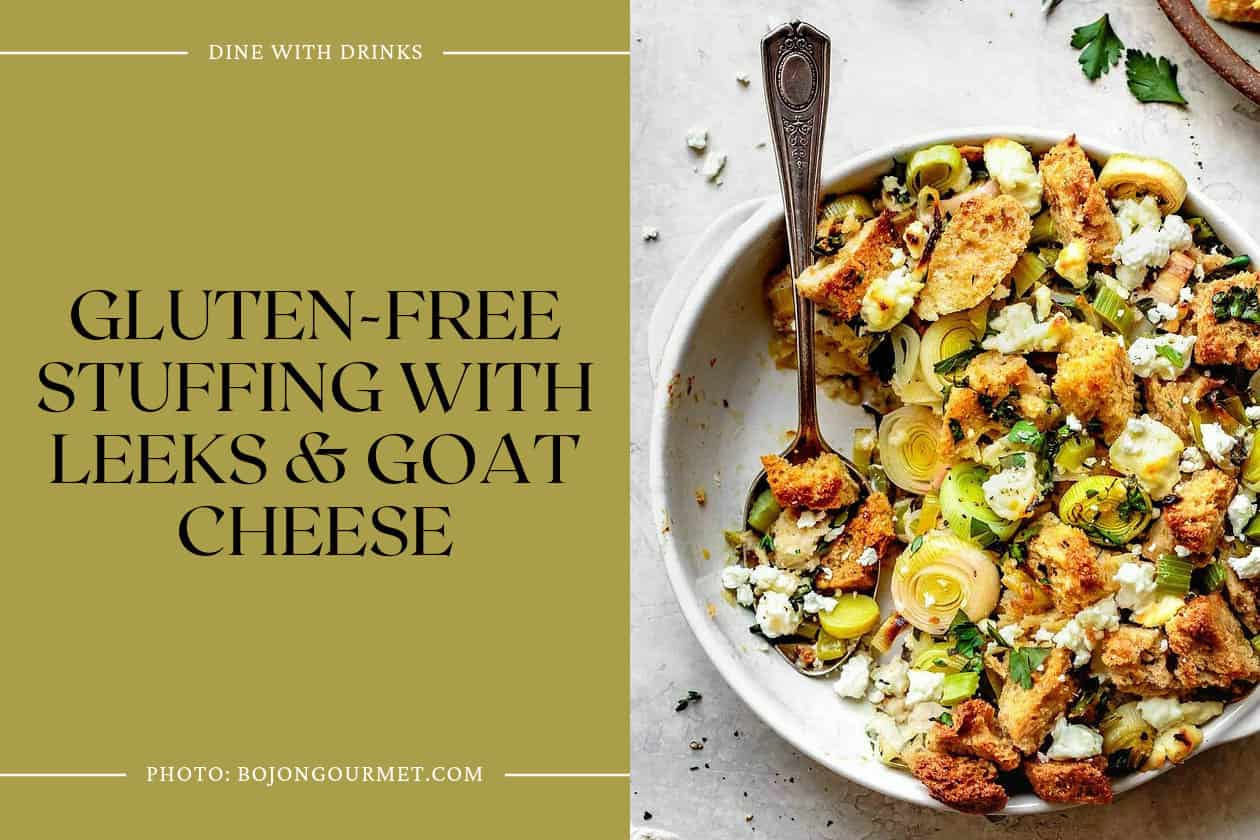 Gluten-Free Stuffing With Leeks & Goat Cheese