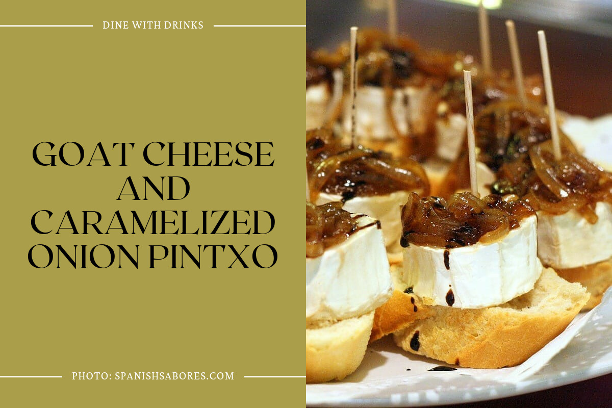 Goat Cheese And Caramelized Onion Pintxo
