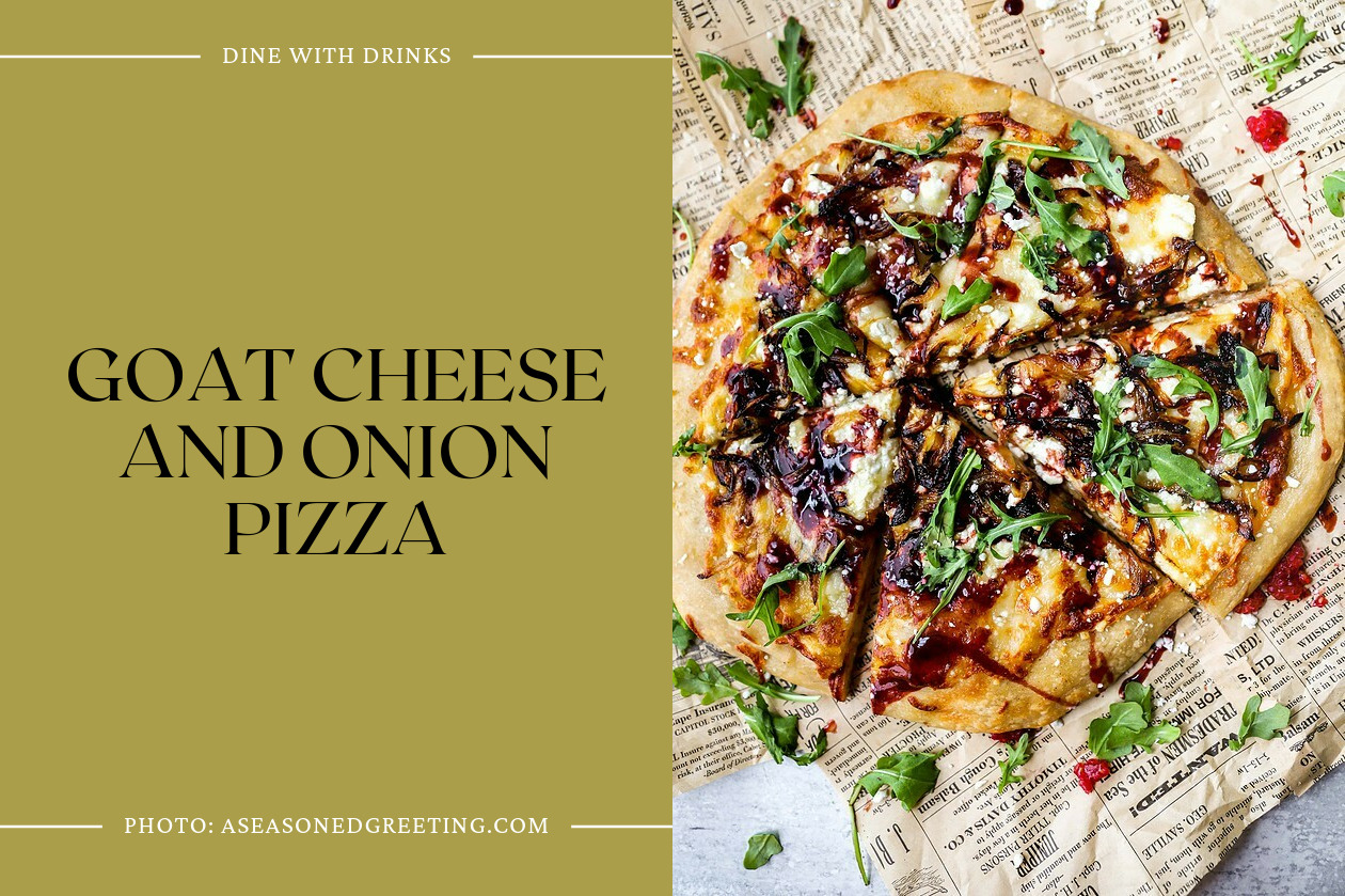 Goat Cheese And Onion Pizza