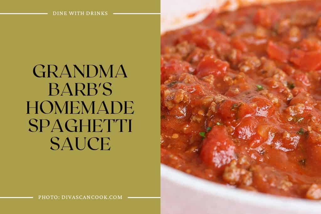 Grandma Barb's Homemade Spaghetti Sauce