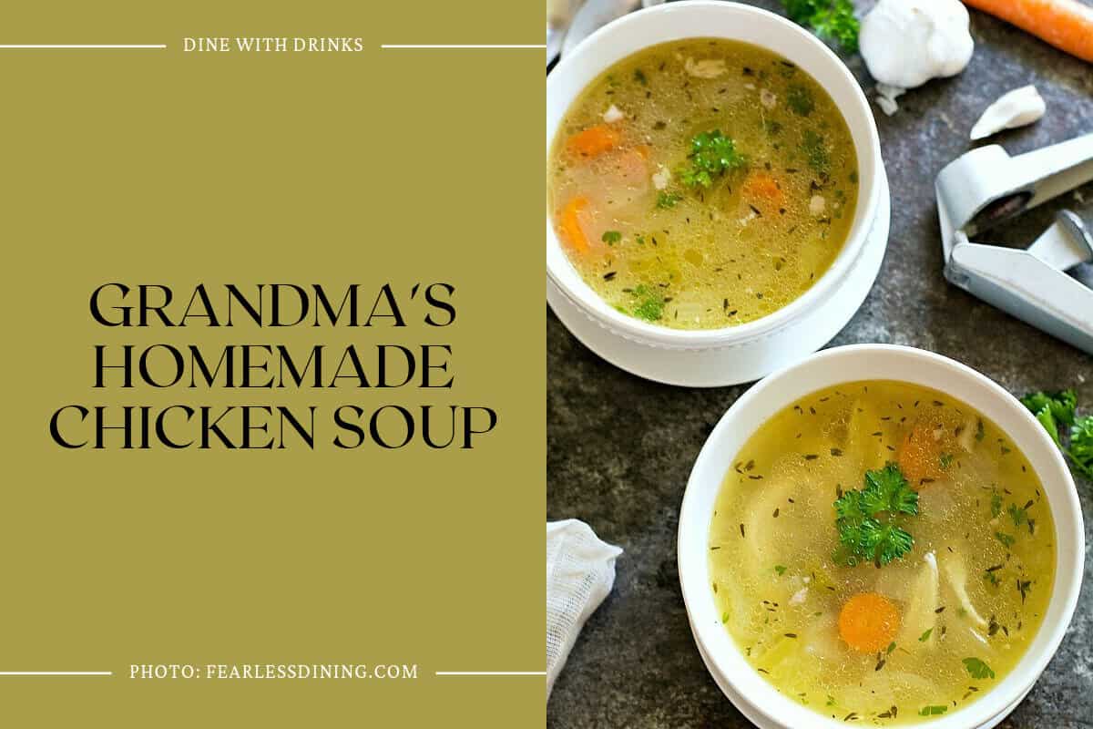 Grandma's Homemade Chicken Soup
