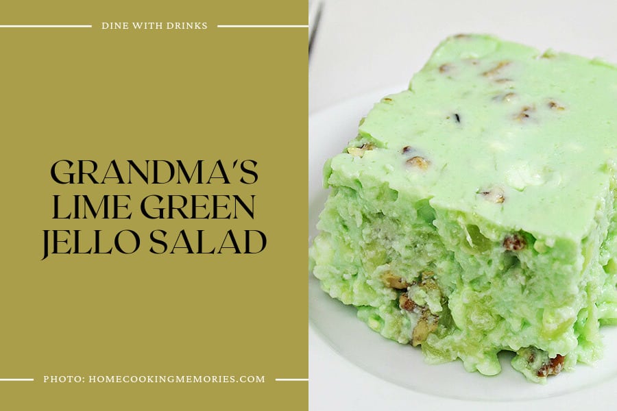 Grandma's Lime Green Jello Salad