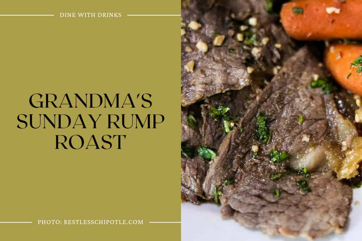 Grandma's Sunday Rump Roast