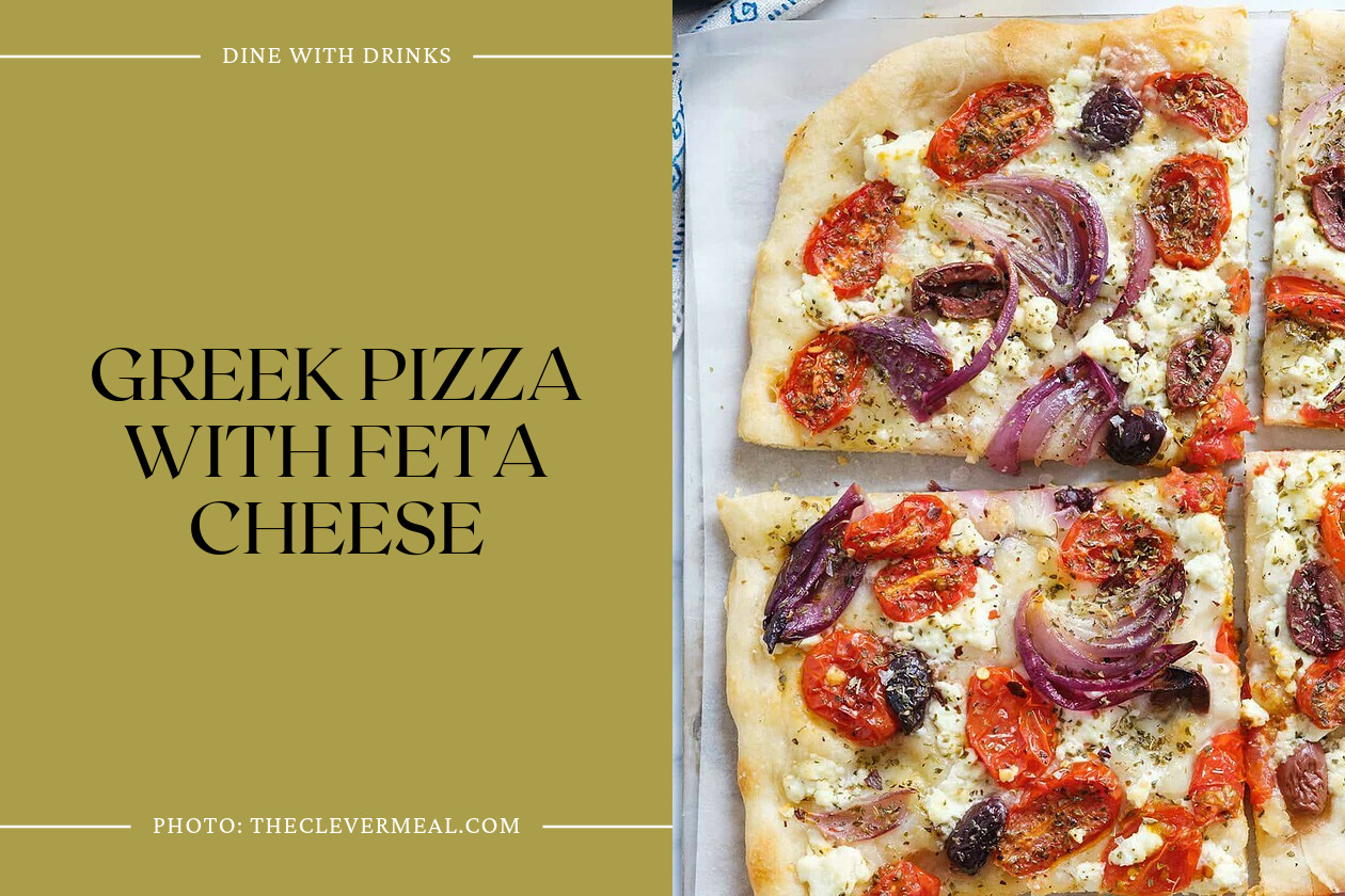 Greek Pizza With Feta Cheese