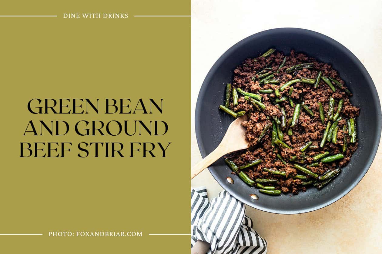 Green Bean And Ground Beef Stir Fry