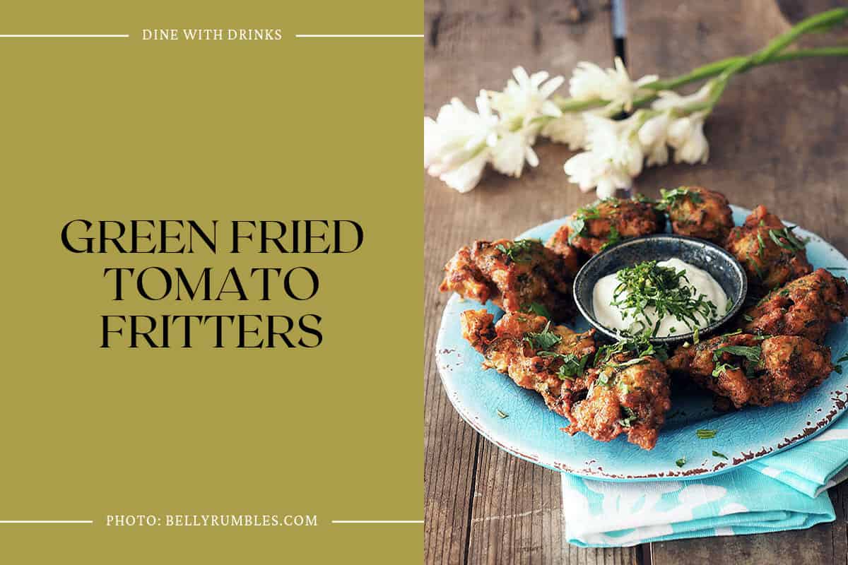 Green Fried Tomato Fritters