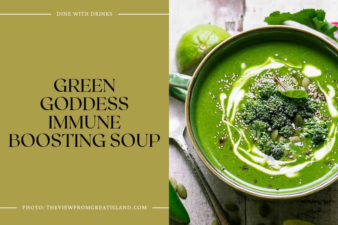 Green Goddess Immune Boosting Soup