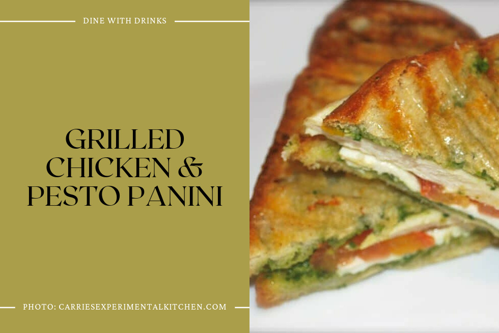 Grilled Chicken & Pesto Panini