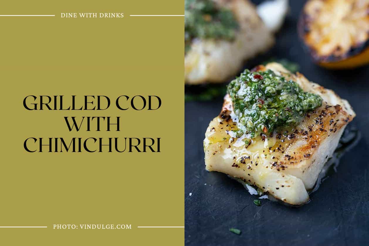 Grilled Cod With Chimichurri