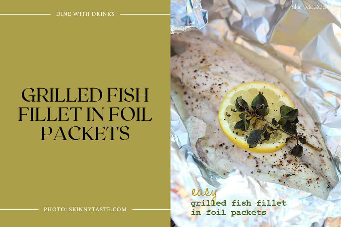 Grilled Fish Fillet In Foil Packets