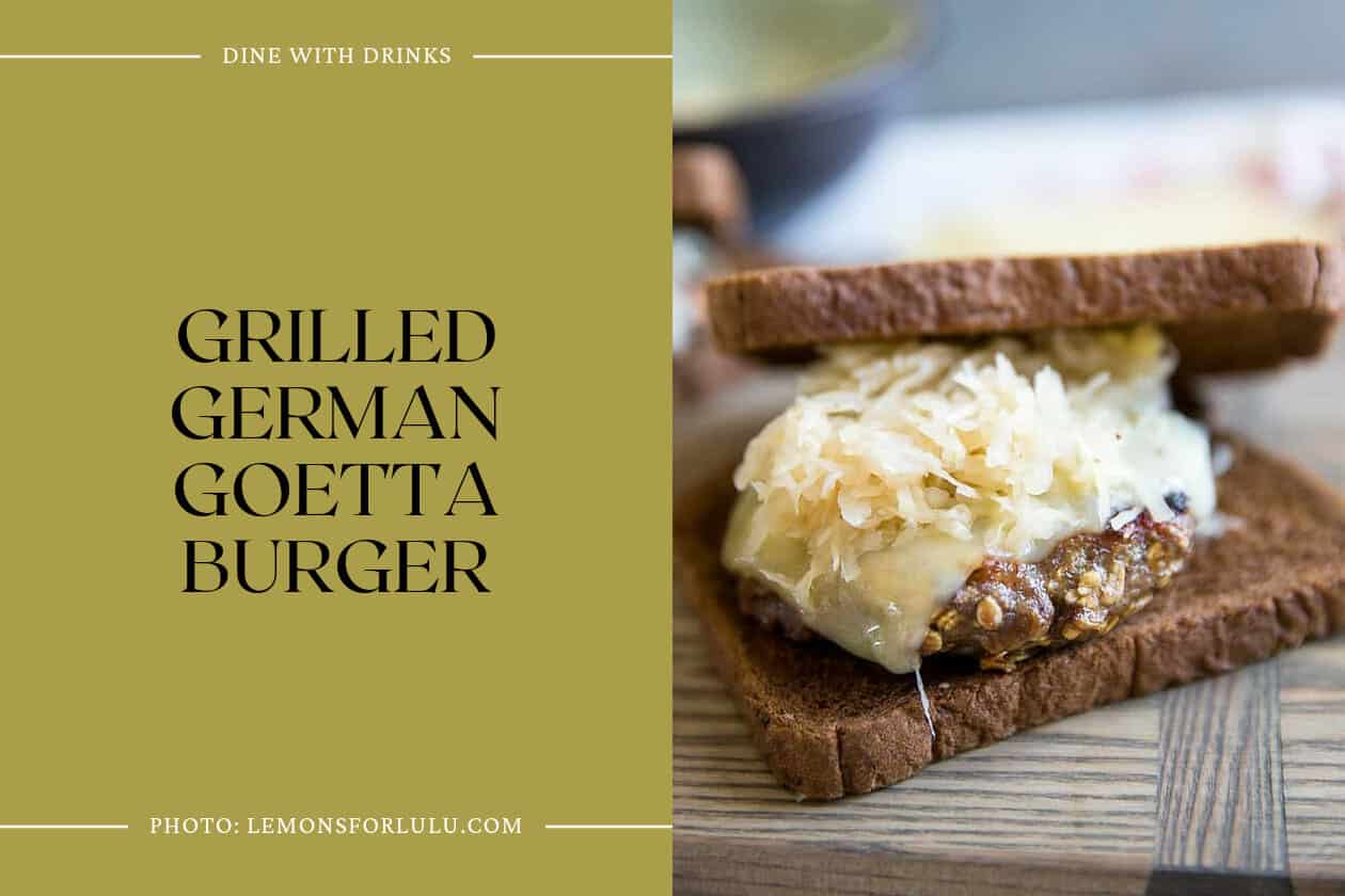 Grilled German Goetta Burger