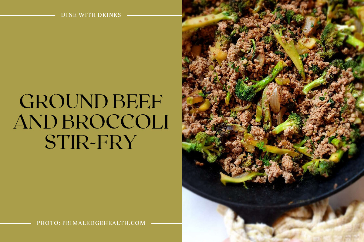 Ground Beef And Broccoli Stir-Fry