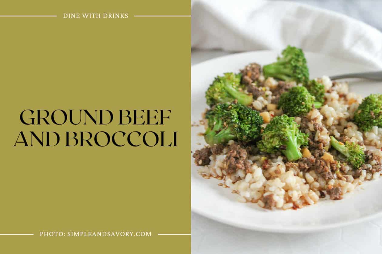 Ground Beef And Broccoli