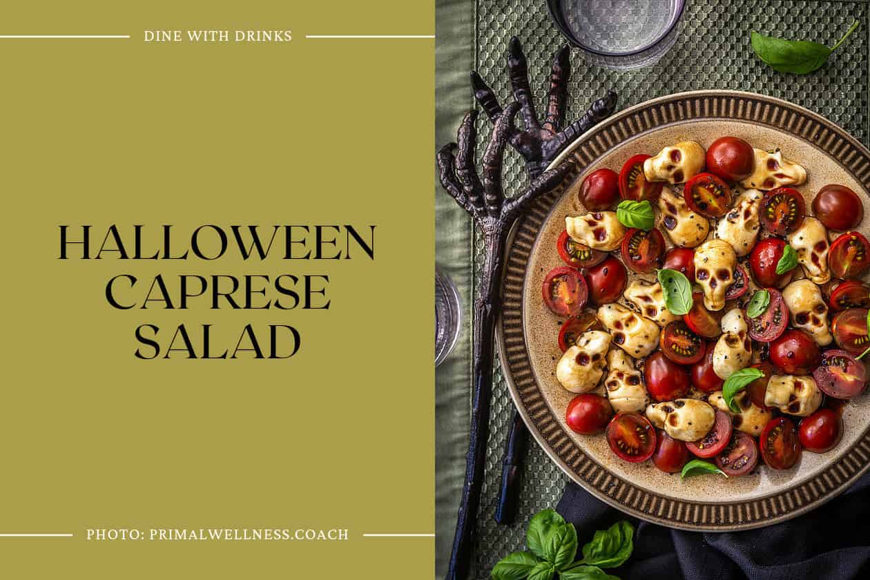 Halloween Caprese Salad