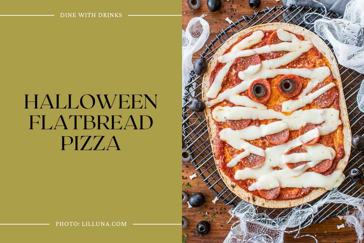 Halloween Flatbread Pizza