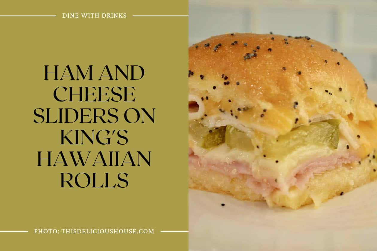 Ham And Cheese Sliders On King's Hawaiian Rolls