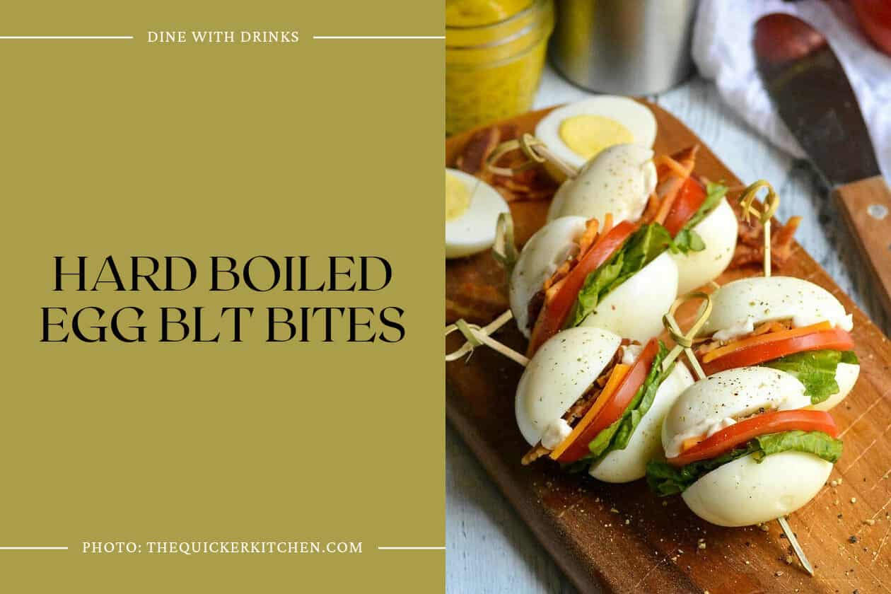 Hard Boiled Egg Blt Bites