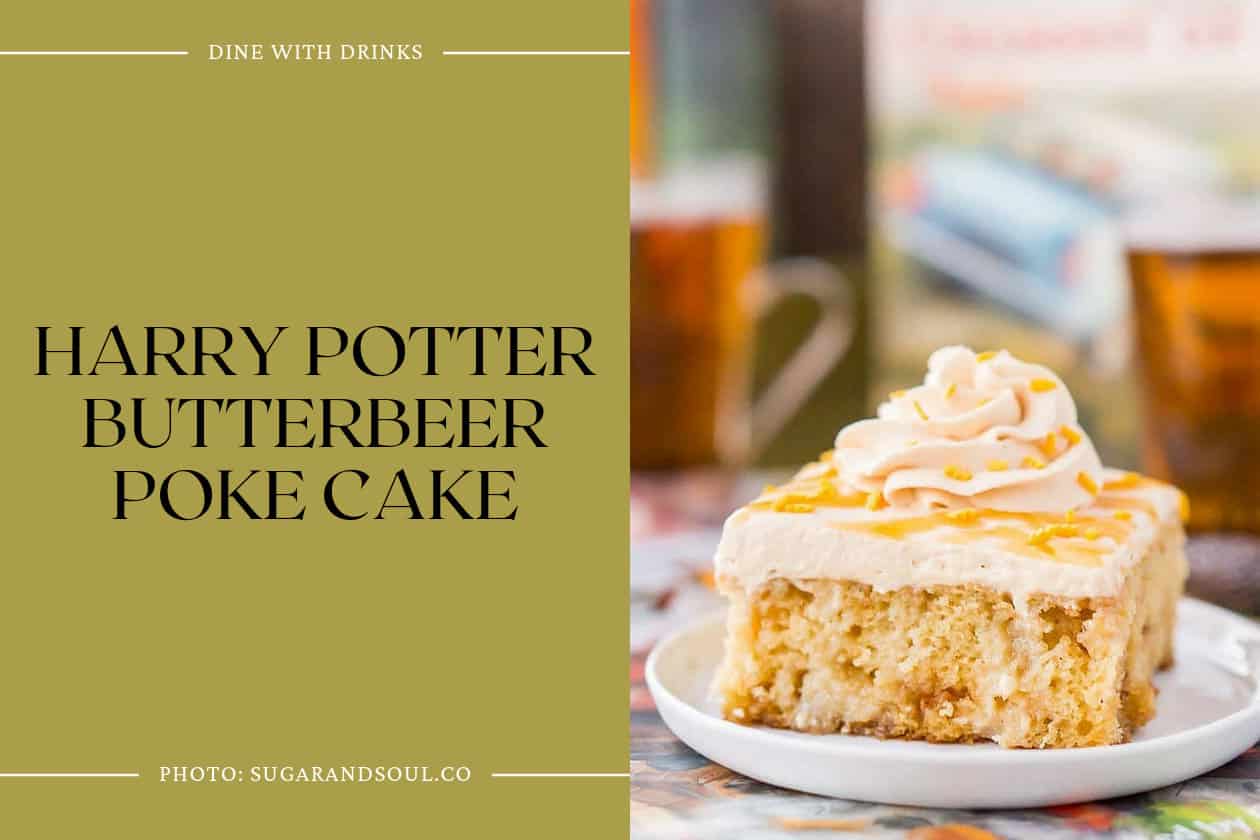 Harry Potter Butterbeer Poke Cake