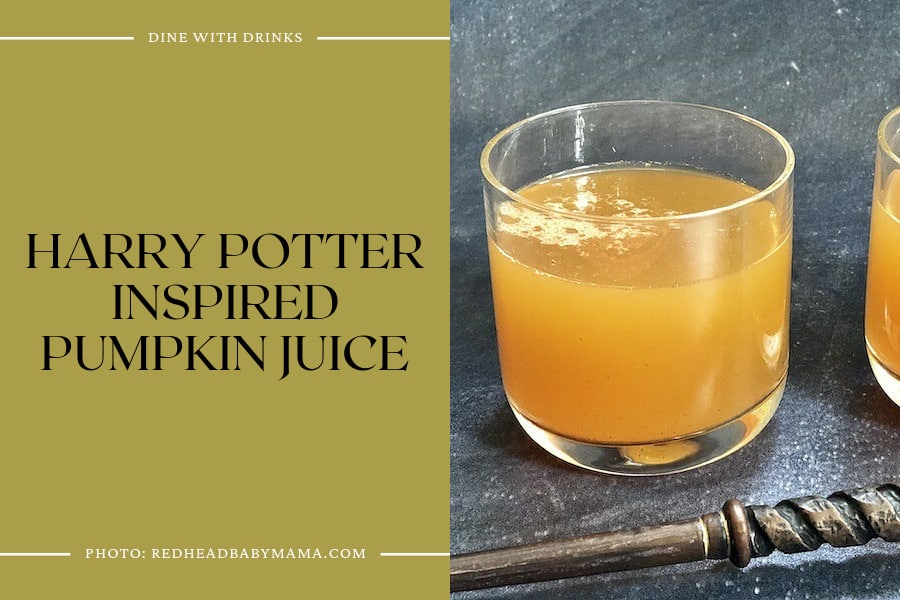 Harry Potter Inspired Pumpkin Juice