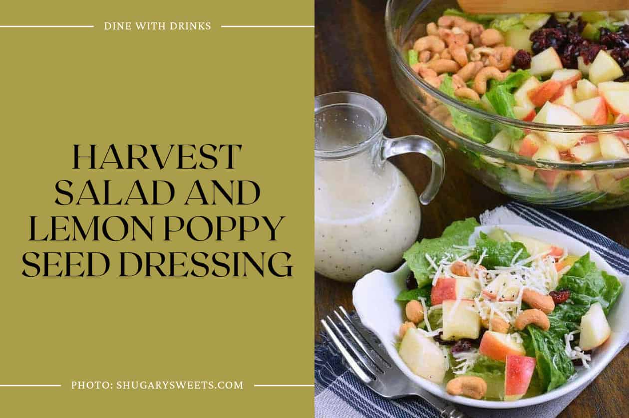 Harvest Salad And Lemon Poppy Seed Dressing