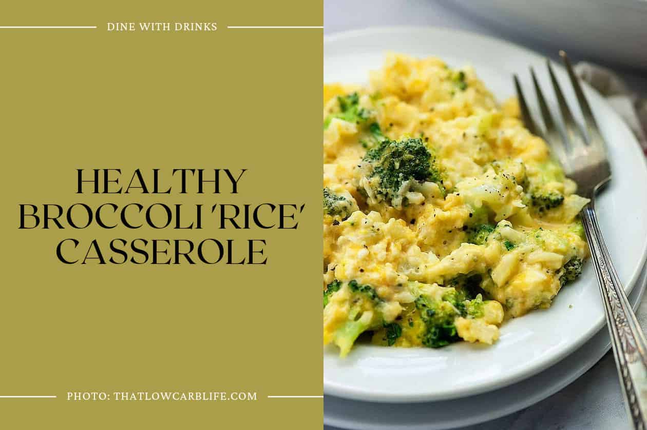 Healthy Broccoli 'Rice' Casserole