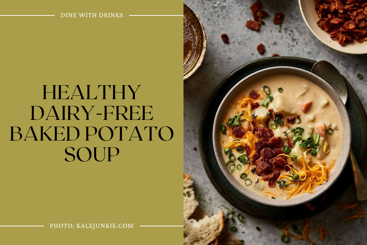 Healthy Dairy-Free Baked Potato Soup