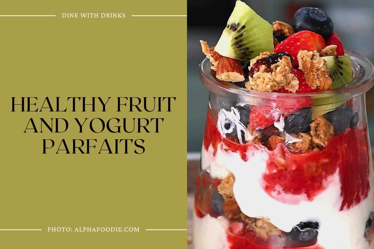 Healthy Fruit And Yogurt Parfaits