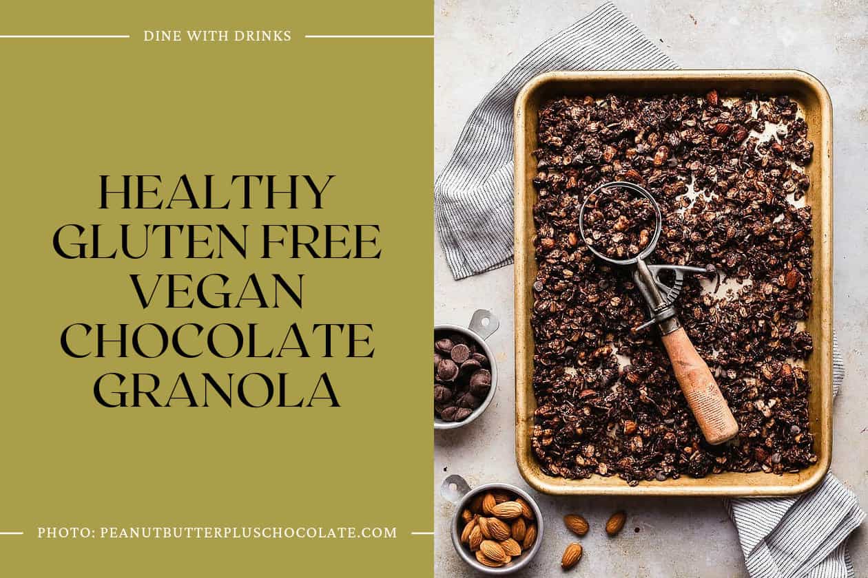 Healthy Gluten Free Vegan Chocolate Granola