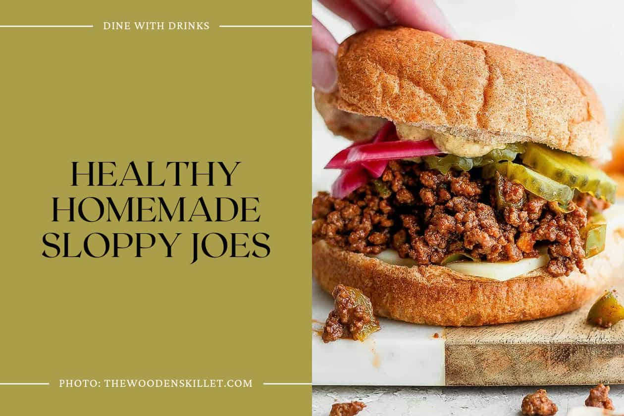 Healthy Homemade Sloppy Joes