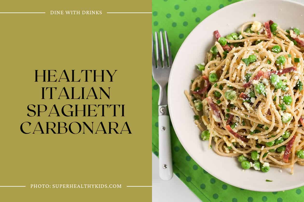 Healthy Italian Spaghetti Carbonara