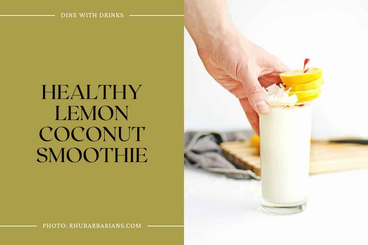 Healthy Lemon Coconut Smoothie