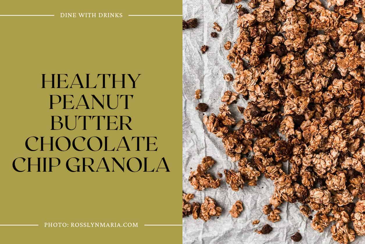 Healthy Peanut Butter Chocolate Chip Granola