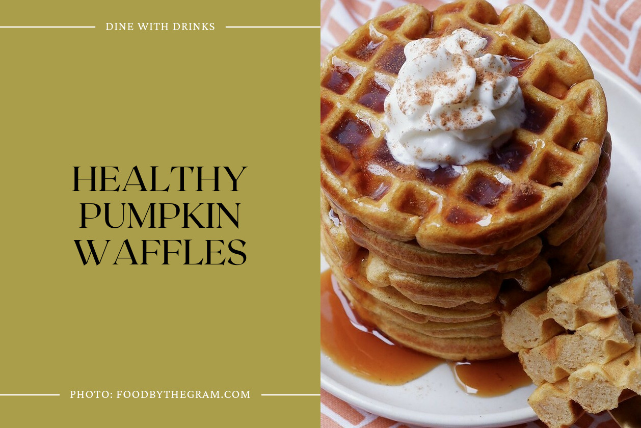 Healthy Pumpkin Waffles