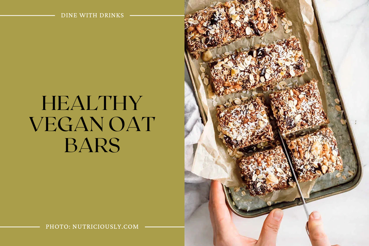 Healthy Vegan Oat Bars