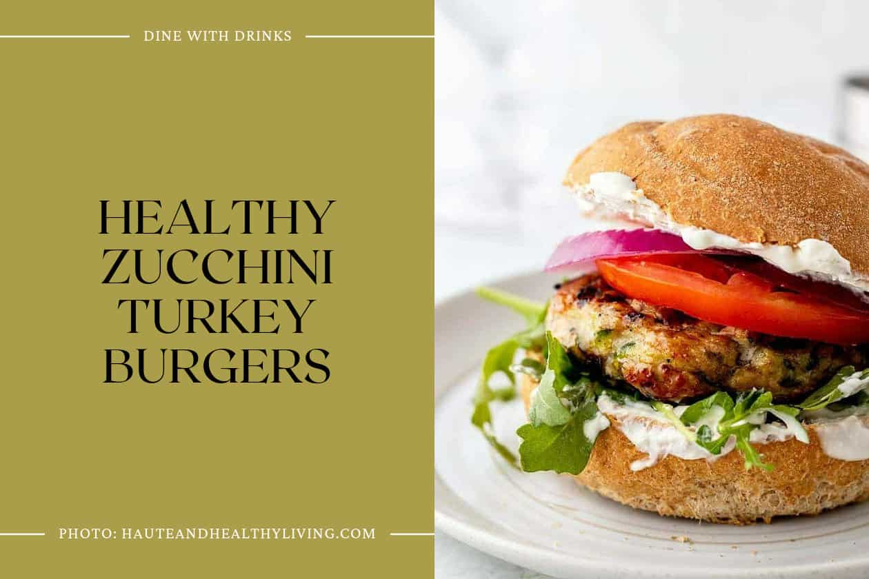 Healthy Zucchini Turkey Burgers