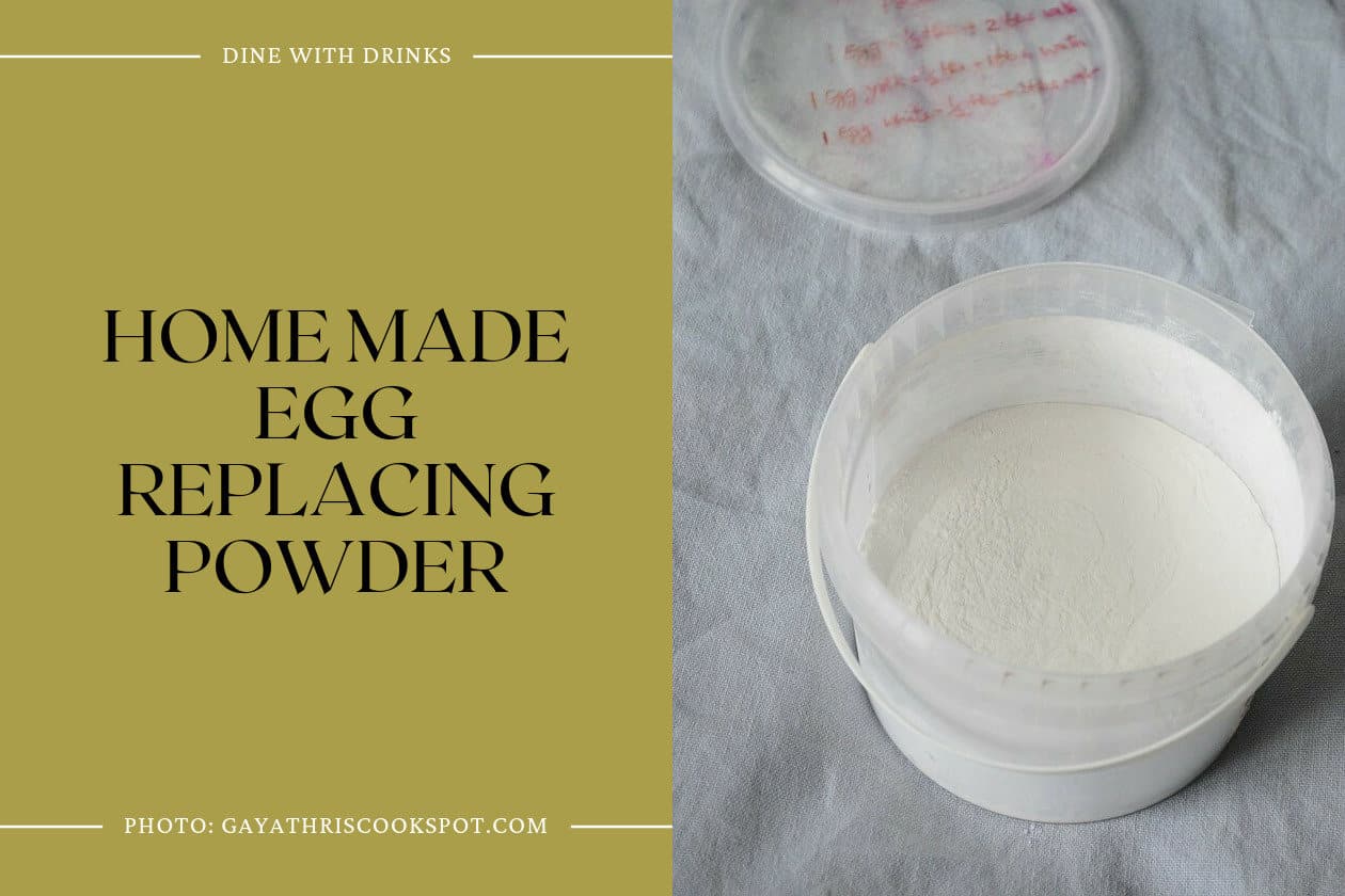 Home Made Egg Replacing Powder