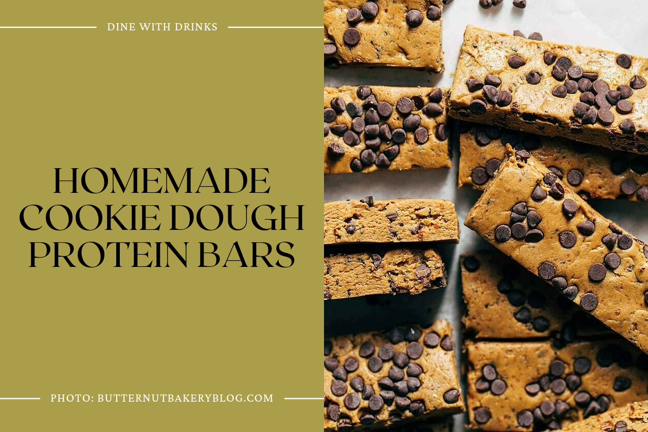 Homemade Cookie Dough Protein Bars
