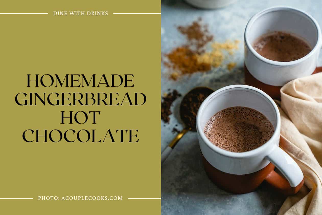 Homemade Gingerbread Hot Chocolate