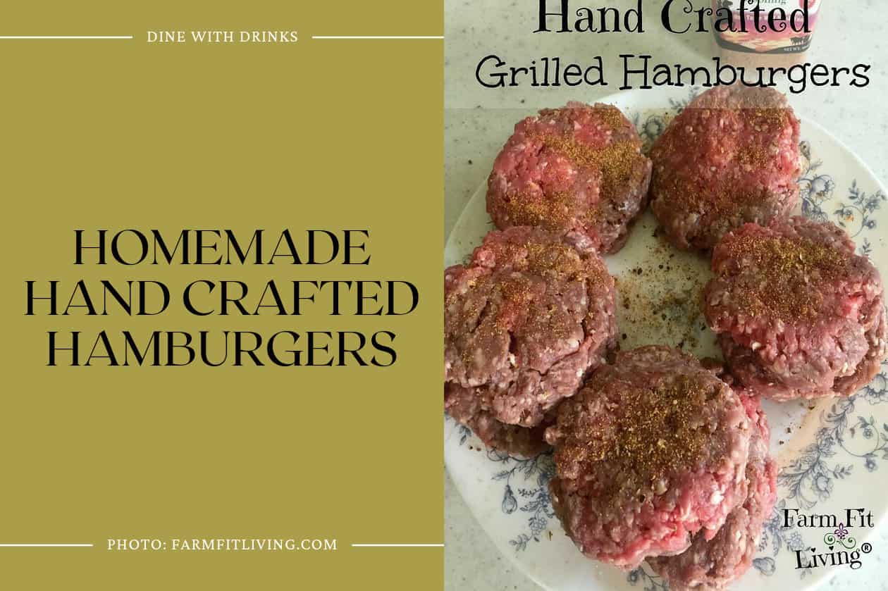 Homemade Hand Crafted Hamburgers