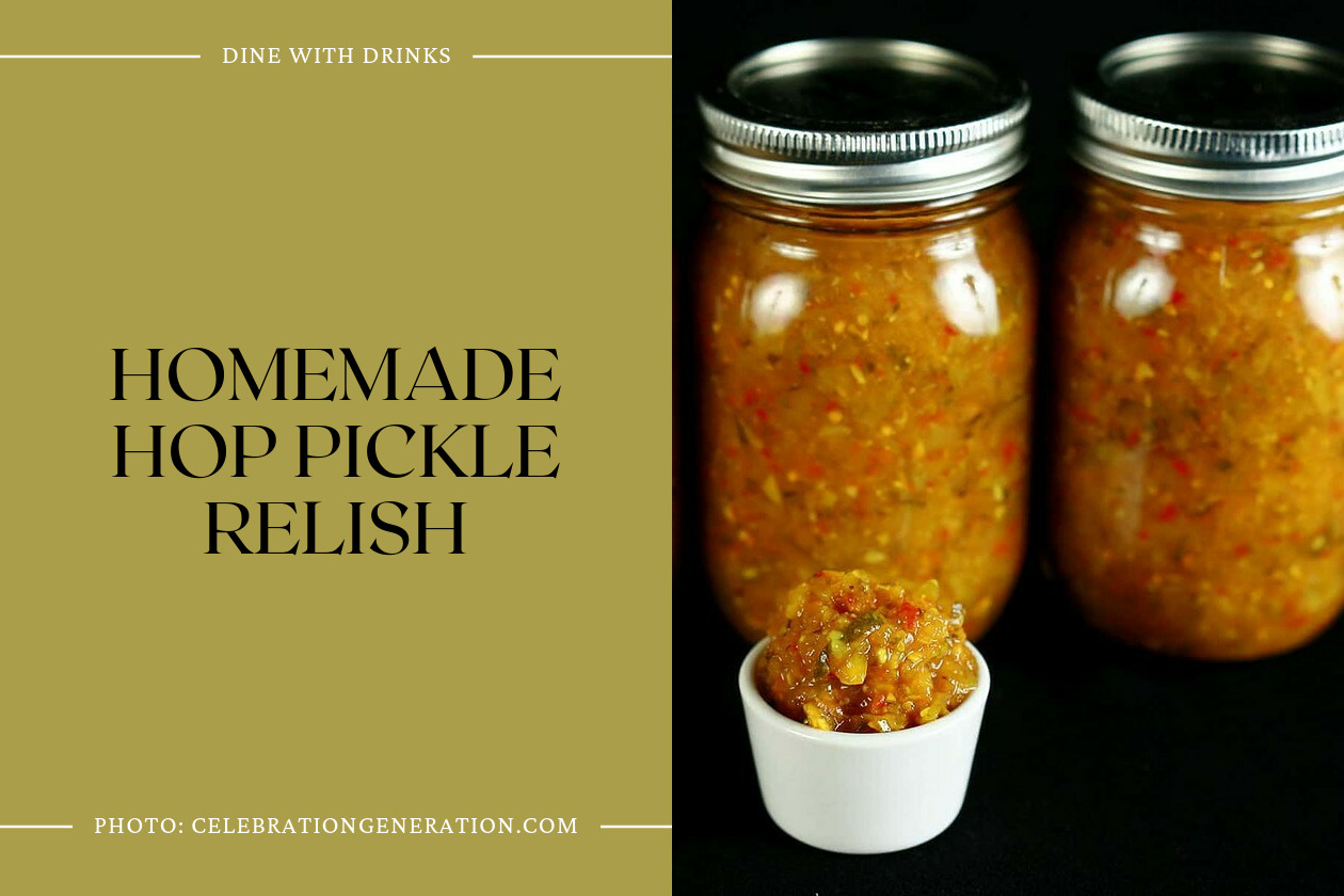 Homemade Hop Pickle Relish