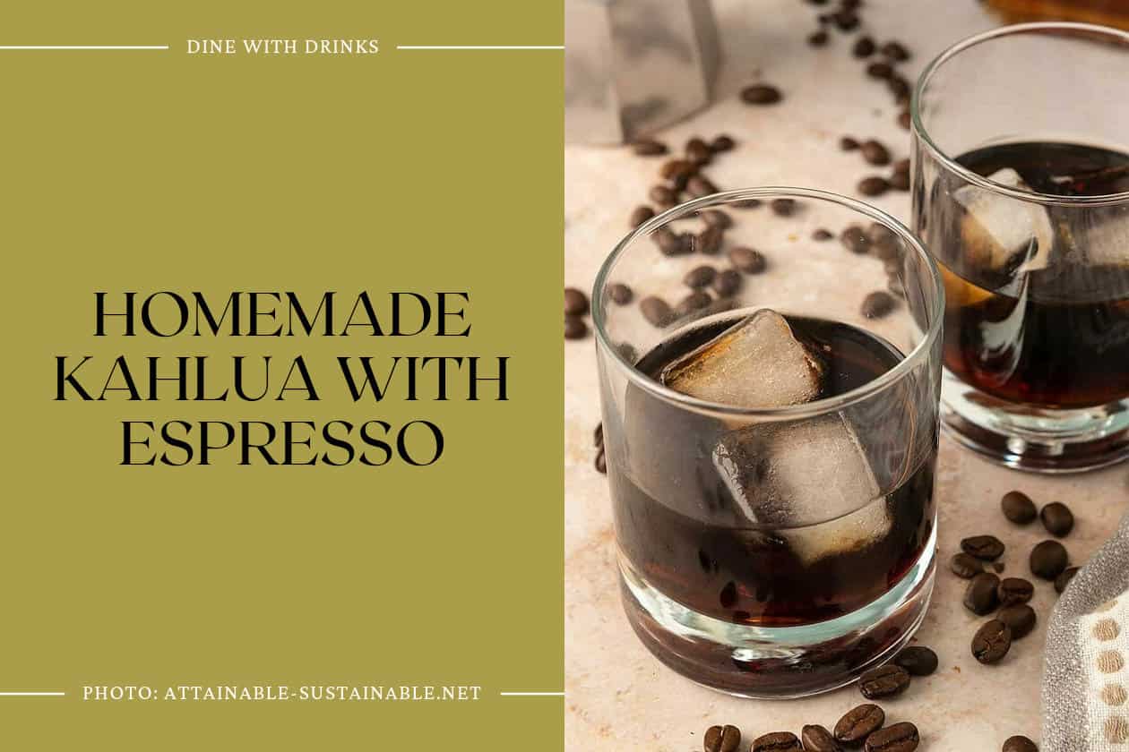 Homemade Kahlua With Espresso