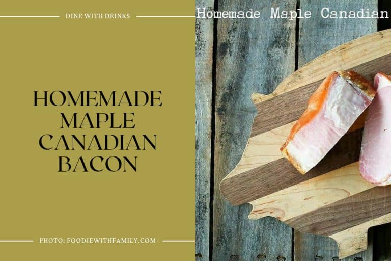 22 Bacon Cure Recipes That Will Sizzle Your Taste Buds DineWithDrinks   Homemade Maple Canadian Bacon 768x512 