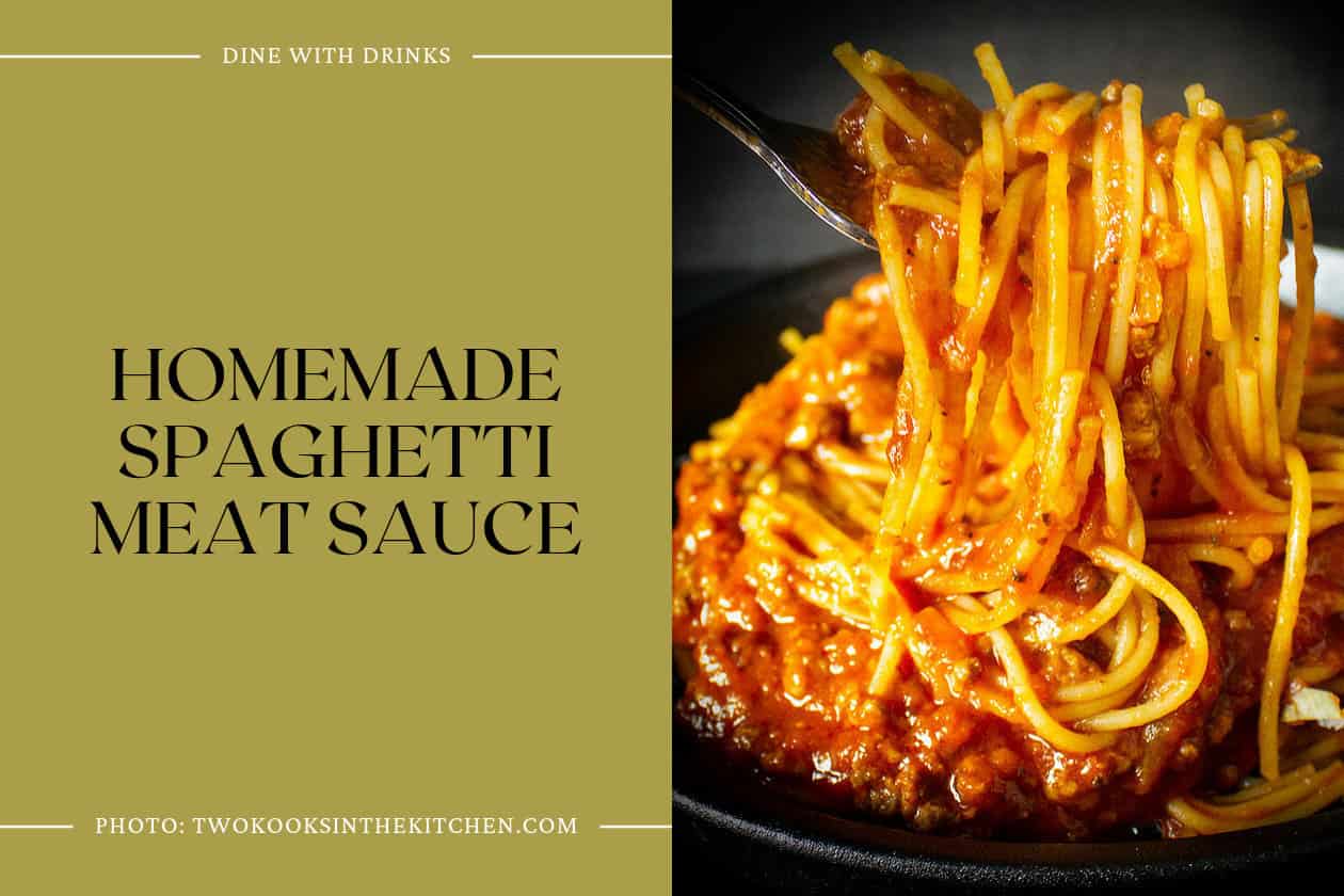 Homemade Spaghetti Meat Sauce
