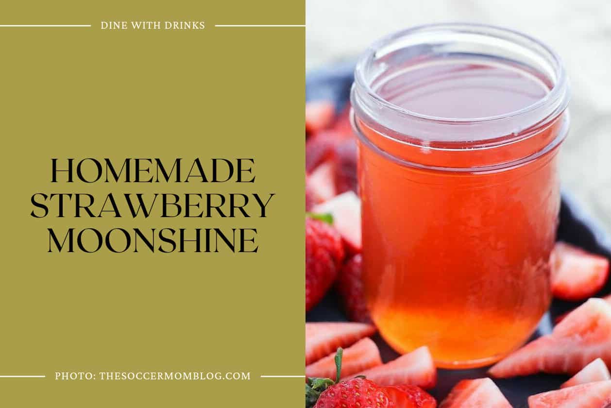 Homemade Strawberry Moonshine