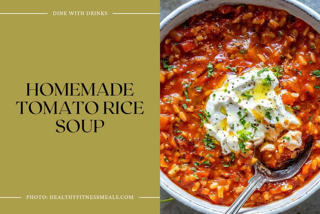 Homemade Tomato Rice Soup