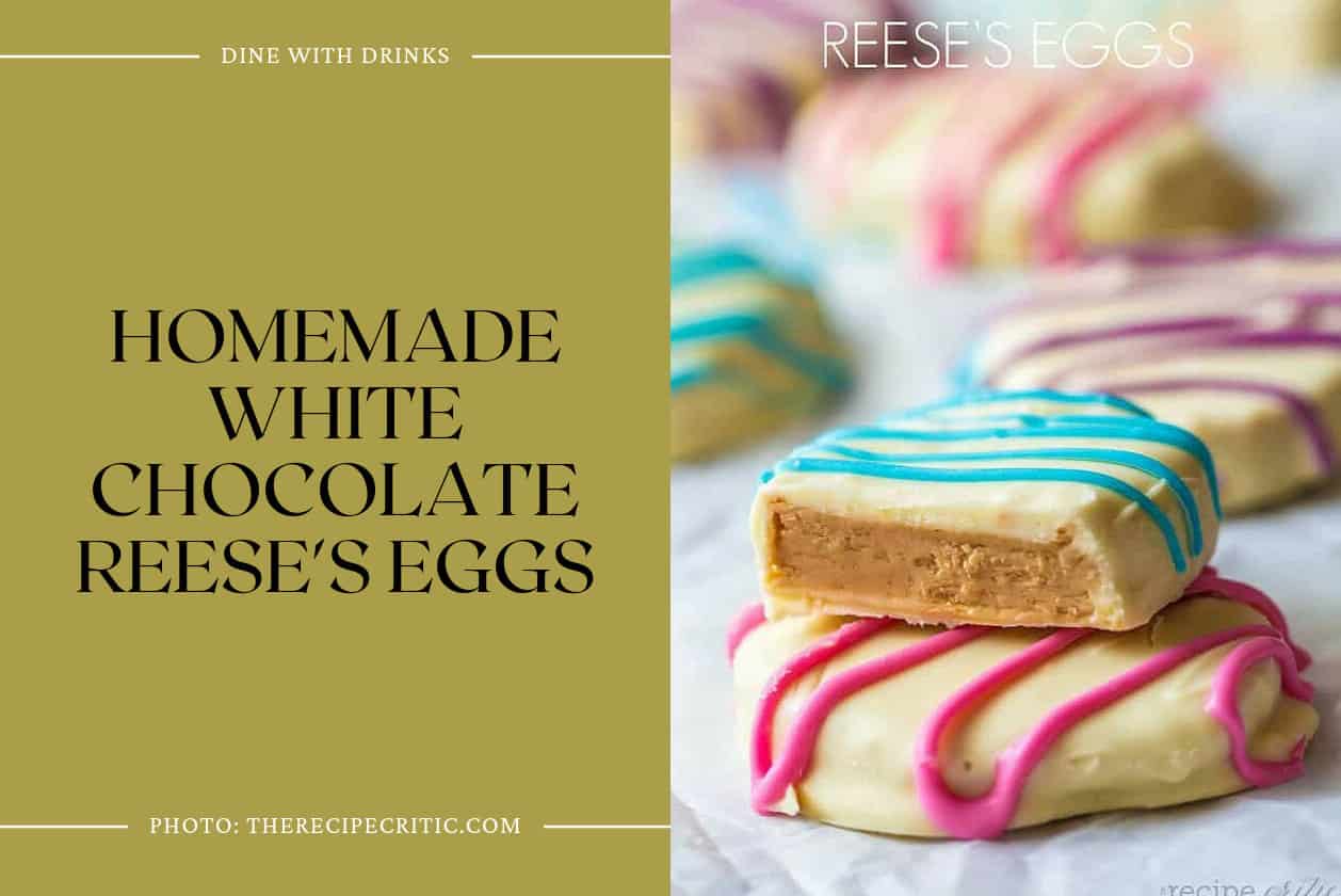 Homemade White Chocolate Reese's Eggs