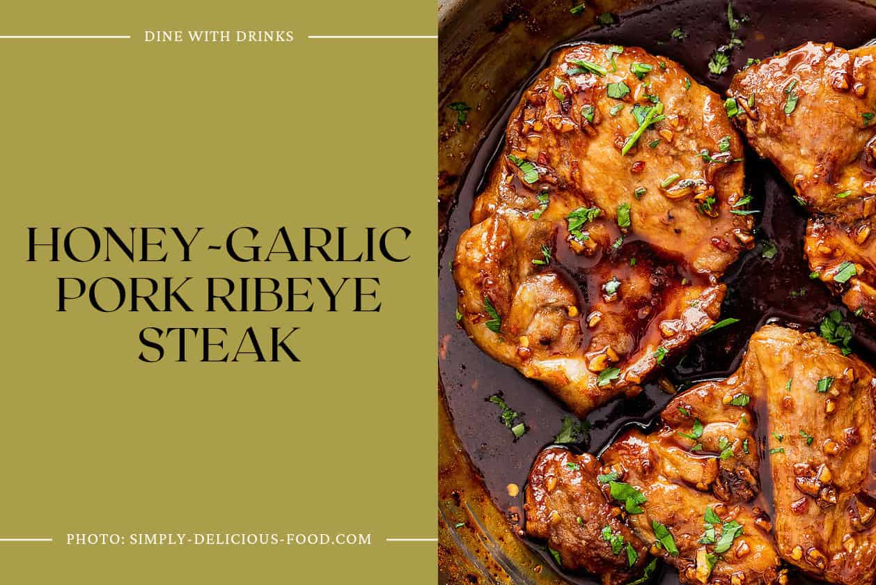 Honey-Garlic Pork Ribeye Steak